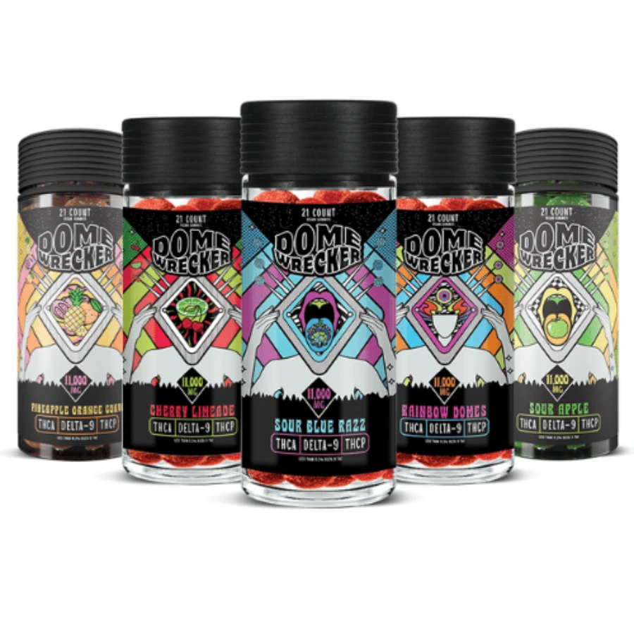 Dome Wrecker THC Gummies THCa THCp Delta 9 THC 11000mg