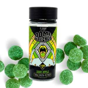 hixotic dome wrecker thca + delta 9 + thc p gummies 11000mg