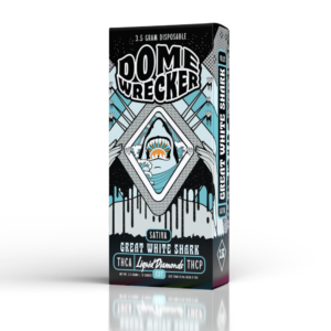 domewrecker – great white shark 3.5g disposable (sativa)